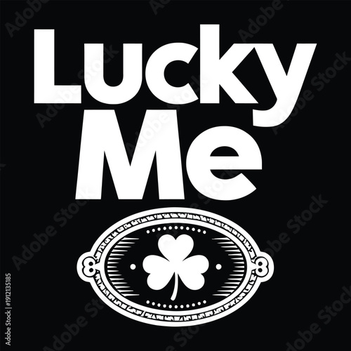  typography, text lucky