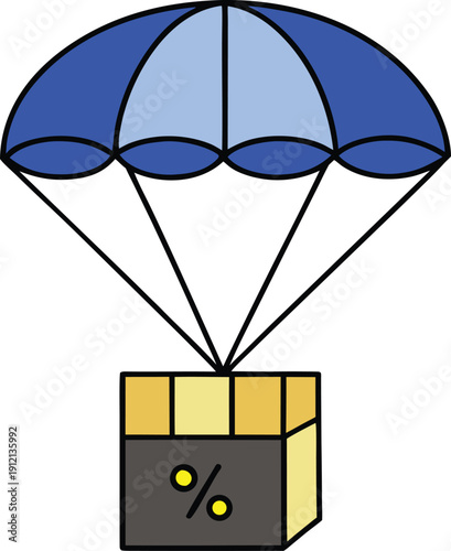 Pixel Art Airship Dropping Mega Discount Crates Cyber Monday,