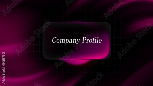 Company Profile Glass Button Animation