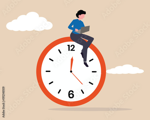 Time management to finish within deadline, Improve productivity or efficiency. Efficient Time Management and Productivity.