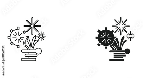 Growing plants with watering can and sun vector illustration flat design