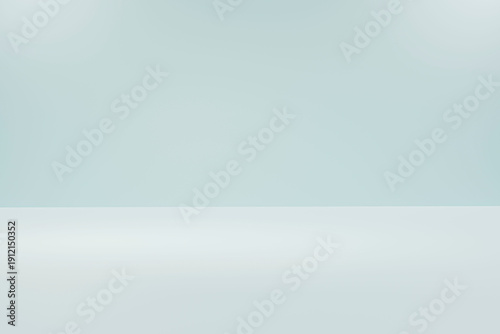 Wallpaper Mural white room with blue wall Torontodigital.ca