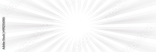 Comic book black and white radial lines background. Manga speed frame. Super hero action. Vector illustration