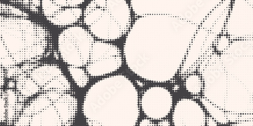 Halftone Grid Texture in Light Pink and Gray with Gradient Dots for Modern Background Design, Vector Illustration for Retro Style and Abstract Pattern Use