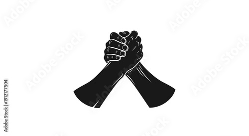 Two hands clasped in a strong handshake symbolizing unity and partnership 1.