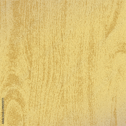Abstract yellow wooden noise vector texture background with grunge grain effect. Golden rustic timber surface pattern suitable for vintage overlay or distressed design.