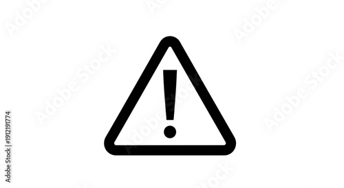 Warning Sign Exclamation Mark Alert Symbol.