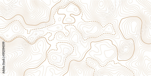 Abstract pattern with lines seamless pattern and topography map and counter map.Modern design with White background with topographic wavy pattern design. Abstract outline grid.