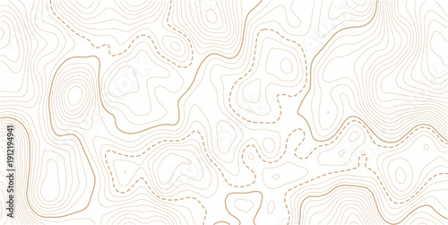 Abstract pattern with lines seamless pattern and topography map and counter map.Modern design with White background with topographic wavy pattern design. Abstract outline grid.