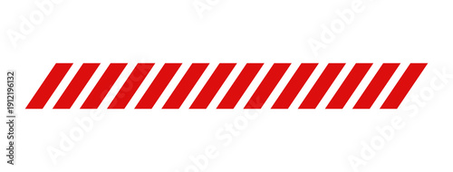 Fotografía Red diagonal striped line banner abstract geometric slash pattern