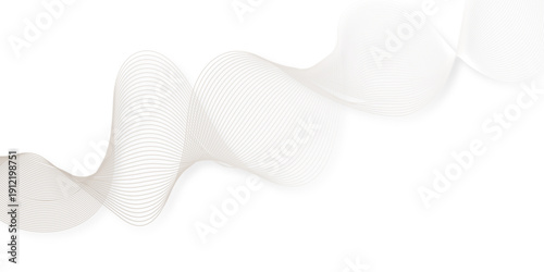 Dynamic minimal smoke sound line. Energy abstract smooth colorful gradient frequency isolated element creative blend. Science tech swirls with thin twisted connected vibration simple grid.