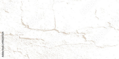 A blank rough concrete surface features a grunge white wall texture with a cracked gray stone pattern and dirty paint material on an old textured paper backdrop for design