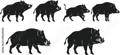 Collection of lavender flower sprigs and herbal stems black silhouettes for floral patterns wedding invitations aromatic herb garden and organic product branding designs.