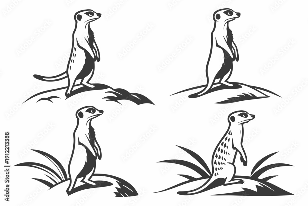 Fototapeta premium Minimalist icon representing a vector file format