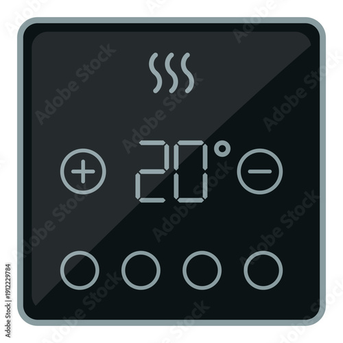 Temperature settings on a smart thermostat
