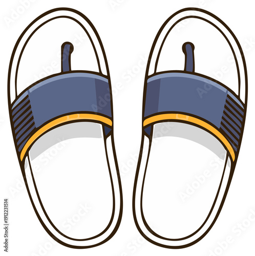 Summer Leisure Footwear Flip Flops Vacation Seaside Comfort Fashion Icon, footwear beach sandals white soles strap, light shoes