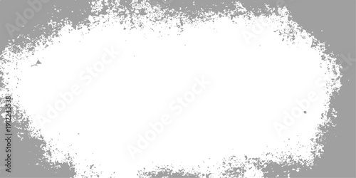 Vintage vector design featuring a dark abstract grunge background with an old ink splatter texture and a dirty floral paint frame decoration