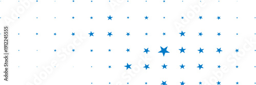 Simple white background with scattered blue stars, ideal for minimal, playful, festive, or decorative abstract designs in digital or print formats.