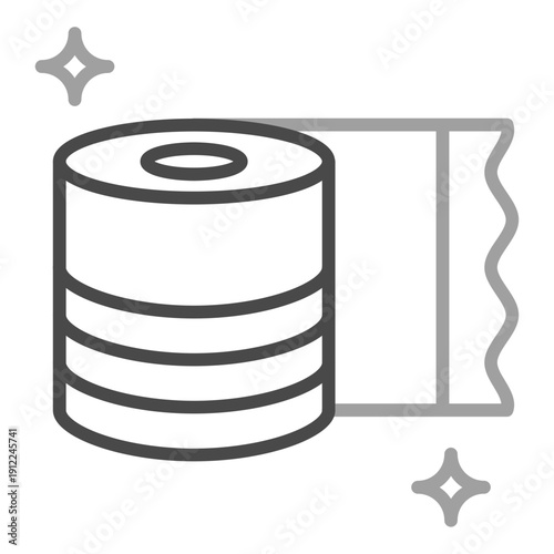 Toilet Paper Icon