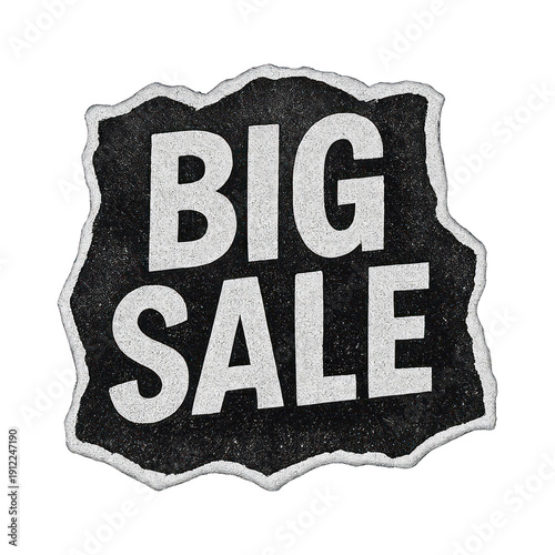 PNG Bold torn paper sale graphic.