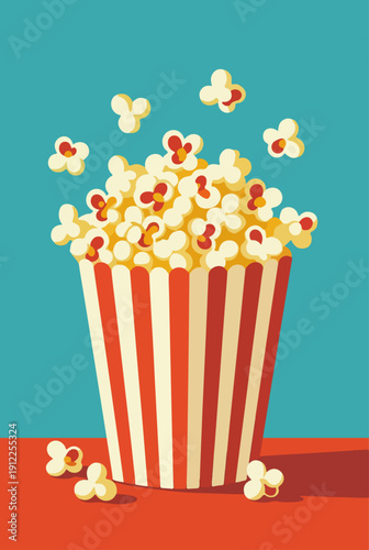 pop corn vector