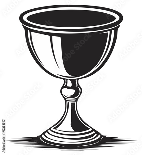 Classic Chalice Vector Graphic