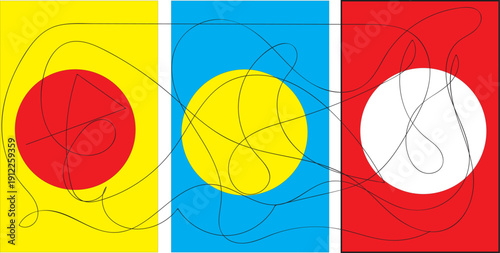 abstract background with circles