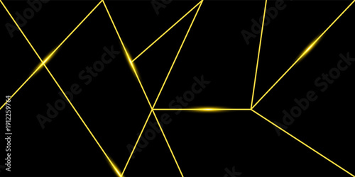 Dark black and Gold mosaic background. eps 10 illustration.