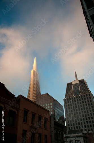 USA, California, San Francisco, Transamerica Building.