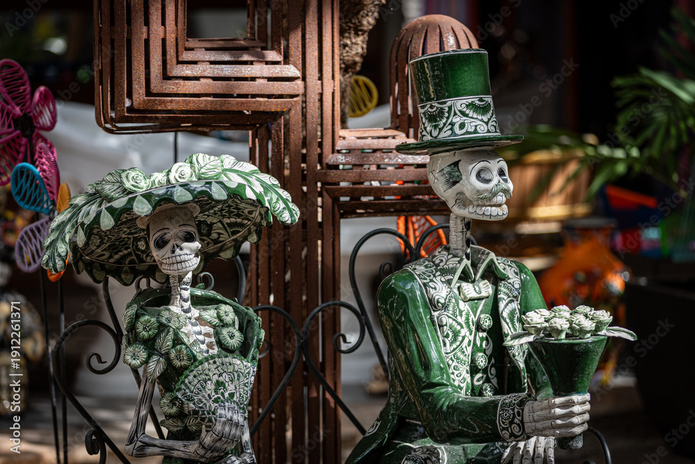 Fototapeta premium Skeleton couple