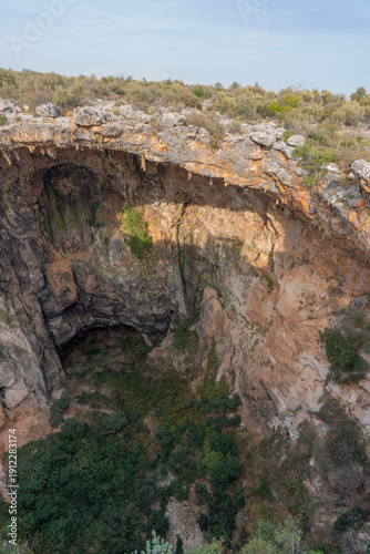 various caves and interesting structures