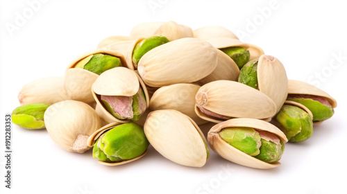 Wallpaper Mural A pile of pistachios displaying their light brown shells and vibrant green kernels, perfect for snacking or adding to various dishes. Torontodigital.ca