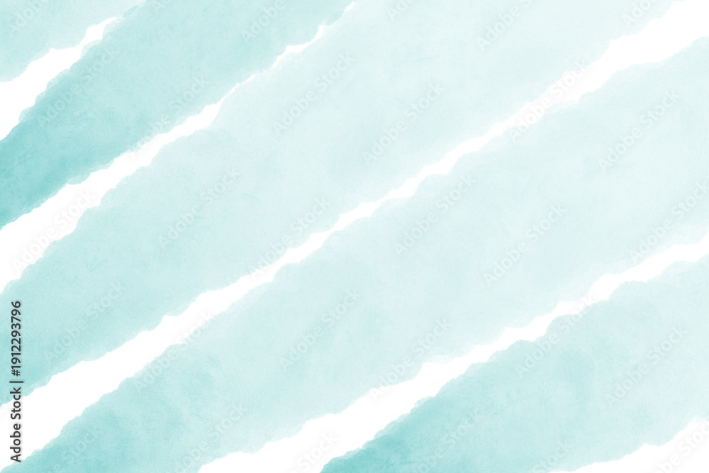 Fototapeta premium Wateecolor Sky Background Cyan Color