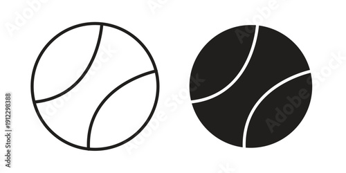 Baseball icon. Linear icon collection. Editable stroke. Vector illustrations