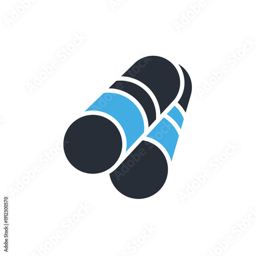 
iron bar icons minimalist flat style design, iron bar Vector illustration on white background