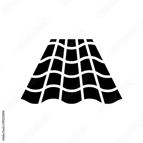 steel roof icons minimalist flat style design, steel roof Vector illustration on white background