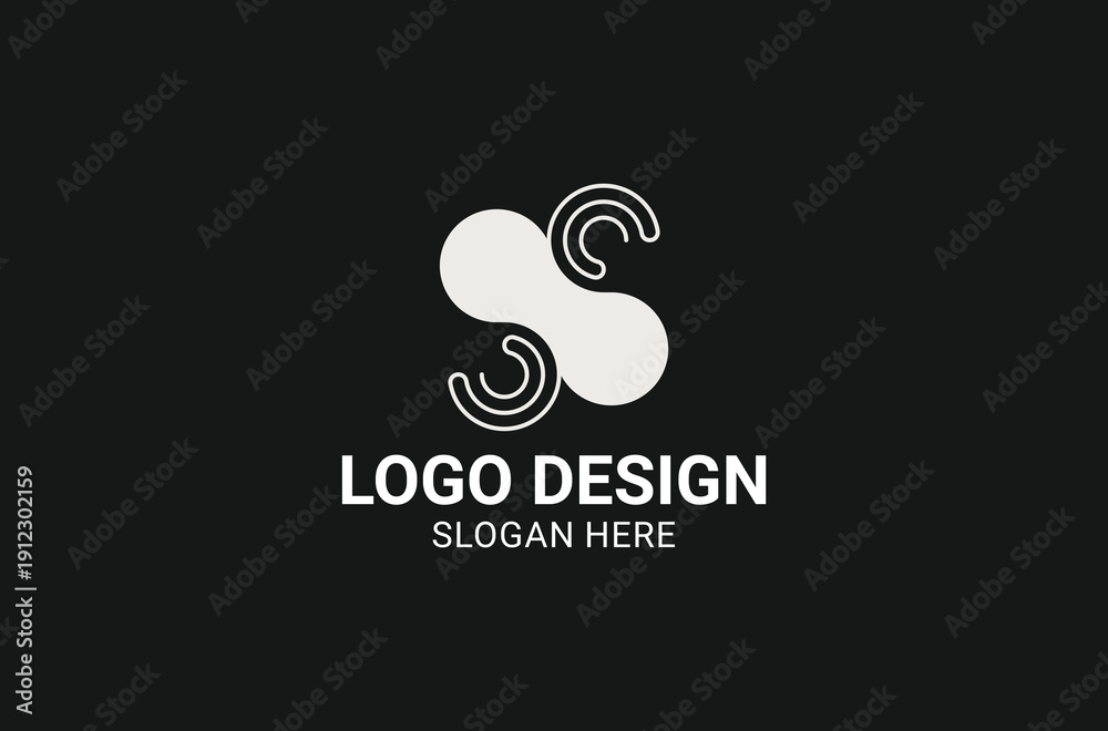 Fototapeta premium Modern Business logo vector design