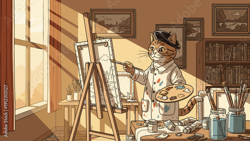 Cat artist