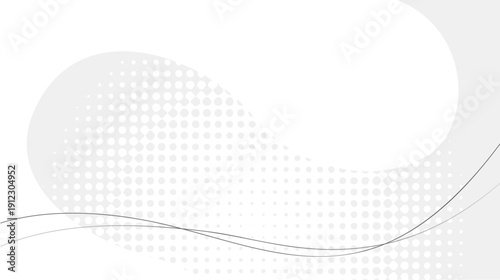 Modern White abstract curved background with large copy space for business and technology design 1