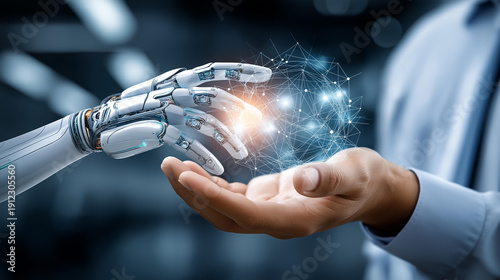 Wallpaper Mural AI agents artificial intelligence assistant concept showing autonomous AI system, smart automation prompt-based interaction, next-generation digital intelligence business technology, with Torontodigital.ca