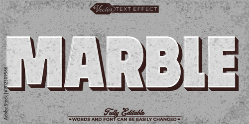 Marble Stone Luxury Texture Elegant Vector Fully Editable Smart Object Text Effect