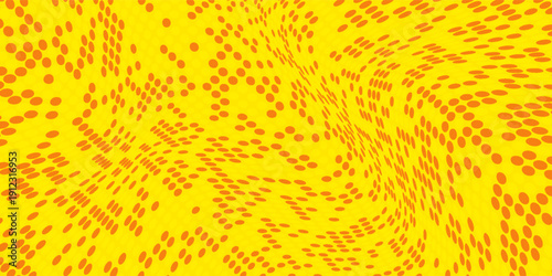 PrintYellow confetti seamless pattern. Golden glitter dot repeating background. Gold polka dot repeated wallpaper. Celebration Christmas, New Year or birthday party decoration.