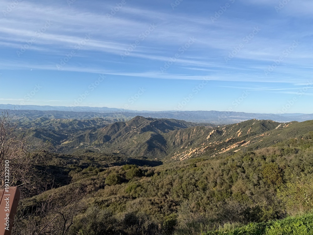 Obraz premium mountain landscape with blue sky
