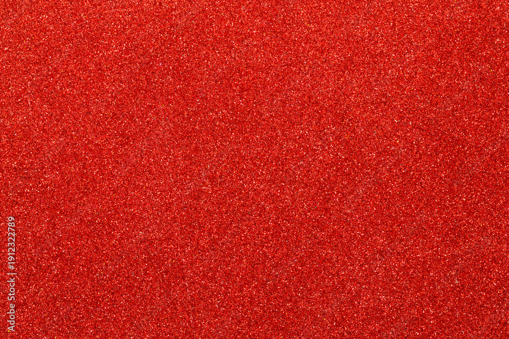 Fototapeta premium Red Glitter Texture Background with Sparkling Shimmer Effect for Festive Holiday Design