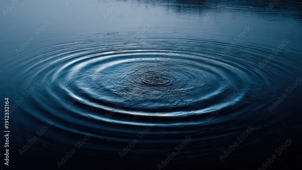 Fototapeta premium Ripples on the water surface
