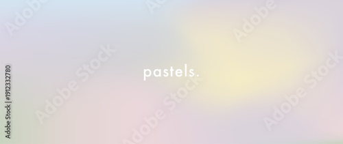 Pale pastel multicolor blurred gradient background in soft airy tones. Minimal light and airy abstract vector backdrop for creative projects, social media, banners, posters and modern design templates
