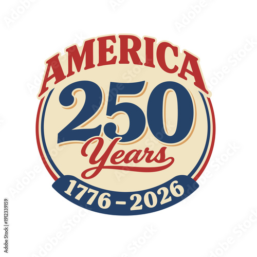 Vintage Retro America Celebrates 250 Years Design