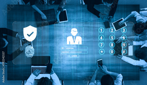 Foto A multi factor authentication system for digital security and access control
