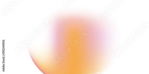 Color gradient, gradation circle, vector grain noise texture holographic blur abstract background.