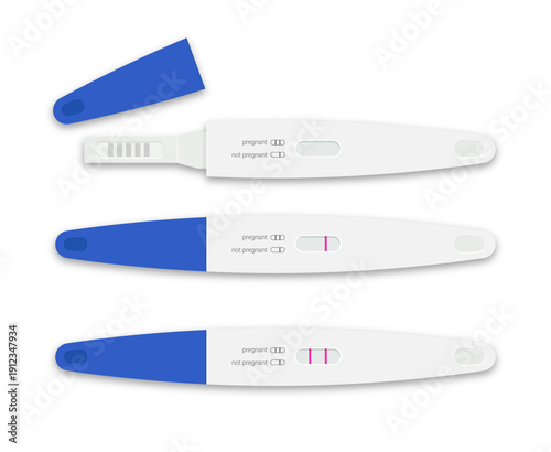 Pregnancy Or Ovulation Positive And Negative Test Set